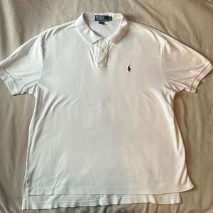 Polo by Ralph Lauren white polo shirt, Sz L
